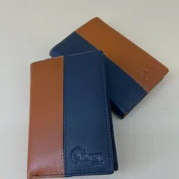 KARGHA INDIA Unisex Colourblocked Leather Two Fold Wallet-picture-14