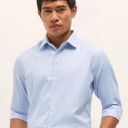 THE BEAR HOUSE Tailored Fit Striped Formal Shirt-image-5