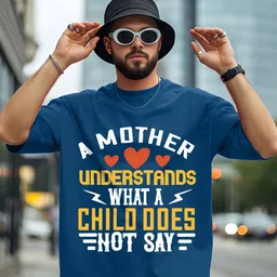 AUSK Typography Printed Round Neck Drop-Shoulder Sleeves Oversized Cotton T-Shirt-picture-37