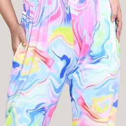 RAPL Women Pack Of 2 Printed Regular Fit Mid-Rise Regular Trousers image 2