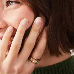 Accessorize Set Of 2 Knot Detail Finger Rings image 2