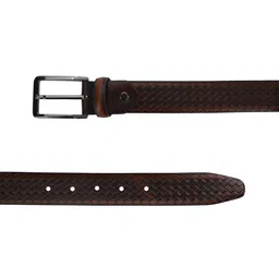 WROGN Men Textured Leather Formal Belt image 3