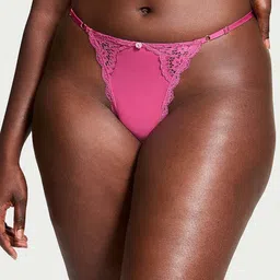 Victoria's Secret Lace-Trim Adjustable Thong Briefs-picture-30
