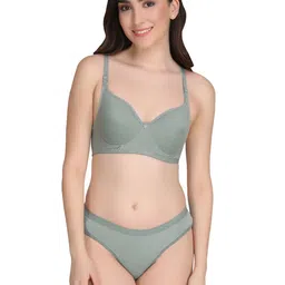 Liigne Women Pack Of 2 Everyday Non Padded Bra Pure Cotton Lingerie Set image 2