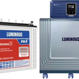 luminous Zolt 1100 with RC 25000 PRO & Trolley Tubular Inverter Battery-picture-16