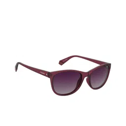 Polaroid Women Rectangle Sunglasses With UV Protected Lens 203422B3V55JR-picture-22