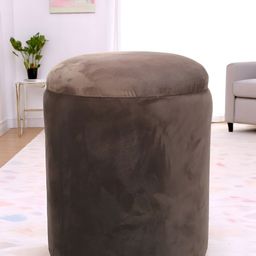 Ikiriya Brown Wooden Round Ottomans-picture-39
