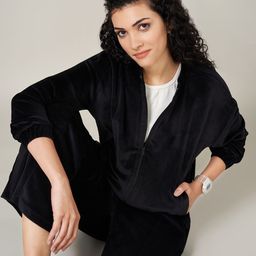 Ajile by Pantaloons Women Mock Collar Sweatshirt-picture-38