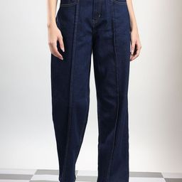 Kotty Women Straight Fit High-Rise Stretchable Jeans-picture-14