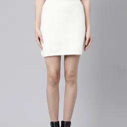 SHOWOFFFF Self Design Mini Pencil Skirts-picture-44