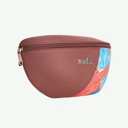 alt by zouk ZOUK Abstract Amaze Printed Leather Waist Pouch image 2
