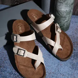 Lavie Women One Toe Flats with Buckles-picture-29