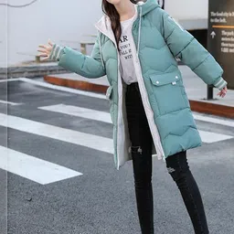 DressBerry Women Longline Puffer Jacket-picture-35