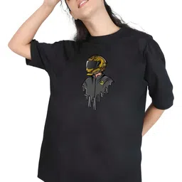 KAIDO Graphic Printed Drop-Shoulder Sleeves Round Neck Oversized Cotton T-Shirt-picture-24