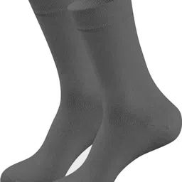 MUKHAKSH Unisex Grey Socks image 1