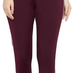 zionity Solid Women Maroon Tights-picture-23