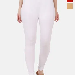 VANSIRI Pack Of 3 Slim-Fit Churidar Length Leggings-picture-35