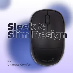 WardWiz WW-SP-200 Wireless Mouse Wireless Ambidextrous OpticalGaming Mousewith Bluetooth image 3