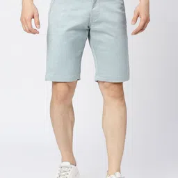 TCI Men Slim Fit Denim Denim Shorts-image-95