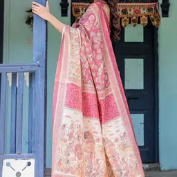 MAHARANI COUTURE Ethnic Motifs Pure Cotton Designer Kanjeevaram Saree image 4