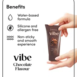 Bold Care Set Of 2 Vibe Chocolate Lube - 50 ml With Ecstasy Condoms - 10 Pcs image 2