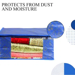 AMAK INC Blue Fabric Multi-Utility Wardrobe Organisers image 5