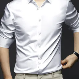 StyleCast Men Spread Collar Solid Cotton Formal Shirt-image-53