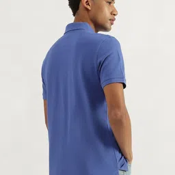 United Colors of Benetton Men Polo Collar Pure CottonT-shirt image 5