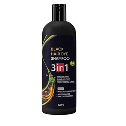 CHIWA 3 In 1 Hair Dye Shampoo - 100 ml - Black-image-61