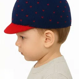 ketkar Unisex Kids Embroidered Woollen Visor Cap image 2