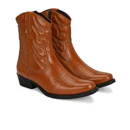 Delize Men Cowboy Ankle Boots-picture-31