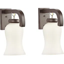 1ST TIME White & Brown Wood Contemporary Wall Lamp-picture-24