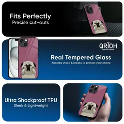 QRIOH Quirky Printed iPhone 15 Back Case Mobile Accessories image 5