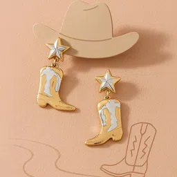 Accessorize Star Shaped Cowboy Boots Drop Earrings image 5