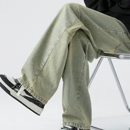 StyleCast Men Relaxed Fit Light Fade Solid Jeans image 5