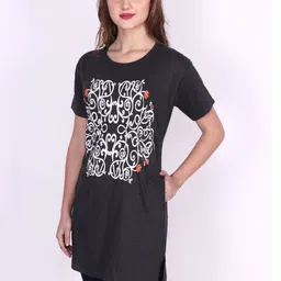 Linoges Women Printed Pockets 1 T-shirt image 3