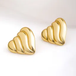 Rubans 18K Gold Plated Tarnish Free Waterproof Classic Studs image 3