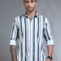 RIGS AND RAGS Men Classic Striped Casual Shirt-image-57