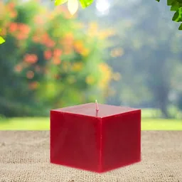 atorakushon Red 8 pieces Pillar Candle image 3