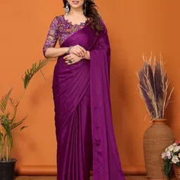 Munir Striped Silk Blend Saree-picture-33