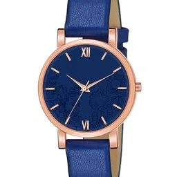 THE SHOPOHOLIC Women Dial & Leather Straps Analogue Watch R-Blue-image-94