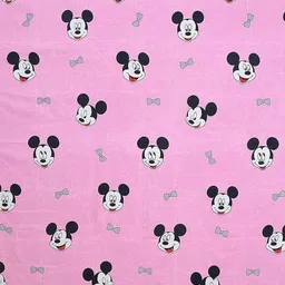 Filymore Kids Set Of 8 Pink & Black Mickey Mouse Printed Diwan Set image 5