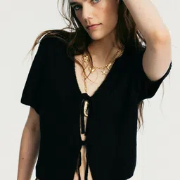 H&M Tie-Detail Rib-Knit Top-picture-32