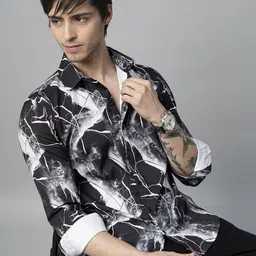 TRYBUY.IN Men Standard Opaque Printed Casual Shirt-picture-10