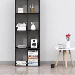 HEXA RED Brown Wooden Book Shelf-picture-28