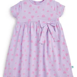 JusCubs Girls Conversational Printed Cotton Fit & Flare Dress-picture-18