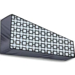 The Furnishing Tree Grey Printed Air Conditioner Cover image 5