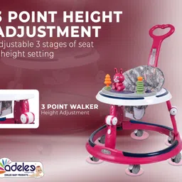 odelee Musical Activity Walker With Parent Rod image 5