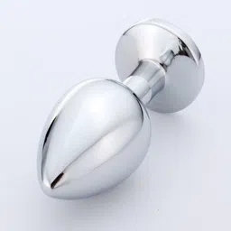 naughtize Butt Plug silver Featuring a Secure, Handheld Grip and Intense Waterproof Massager Massager-picture-15