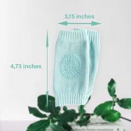 sbts Breathable Comfortable Knee Cap for Kids_594 Green Baby Knee Pads image 1